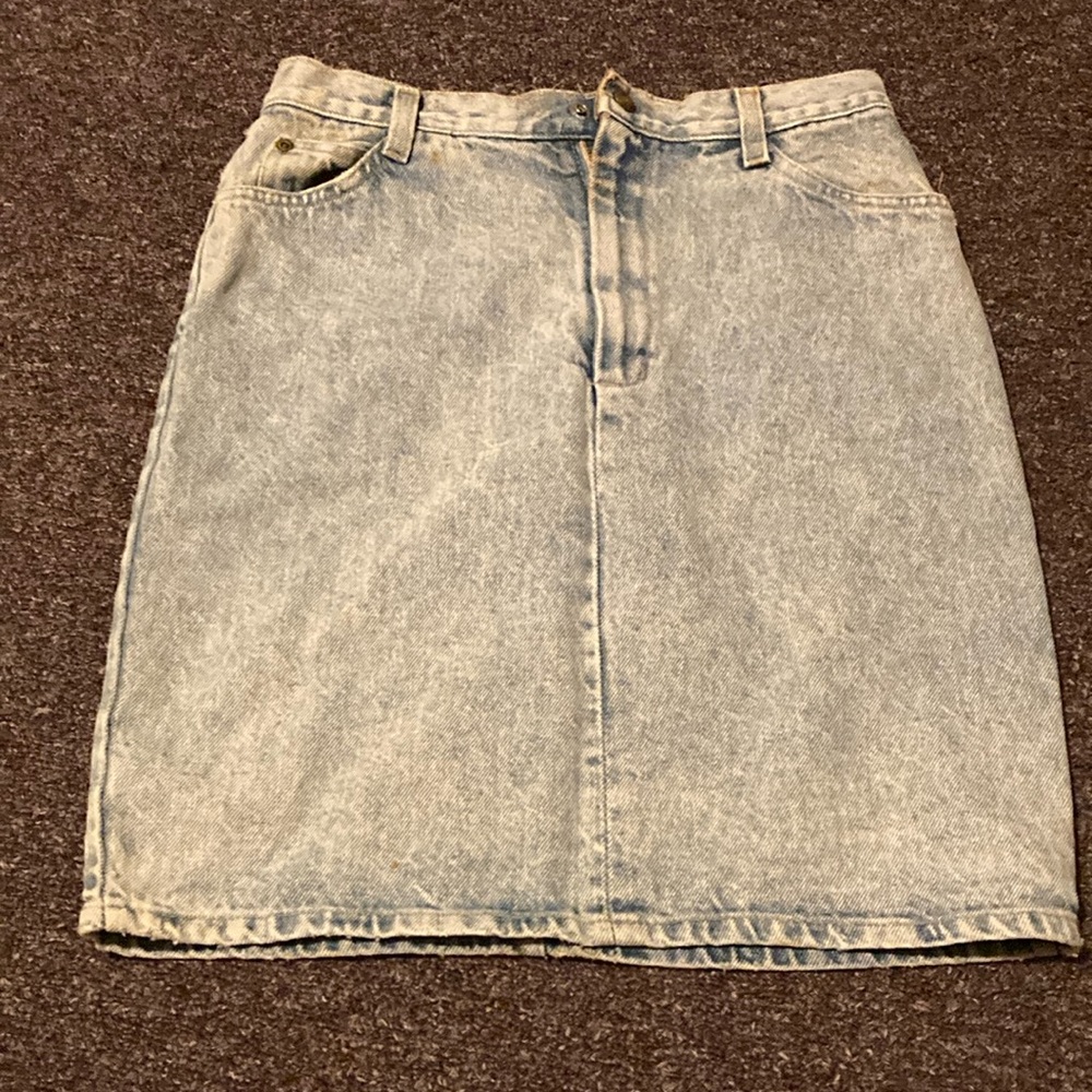Courage My Love Denim Mini Skirt